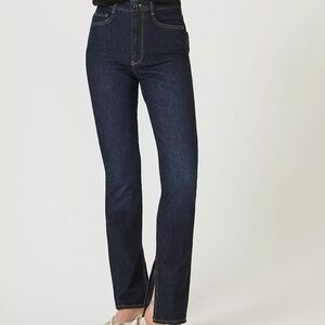 NWT Anthropologie Pilcro The Split Straight Jeans size 27